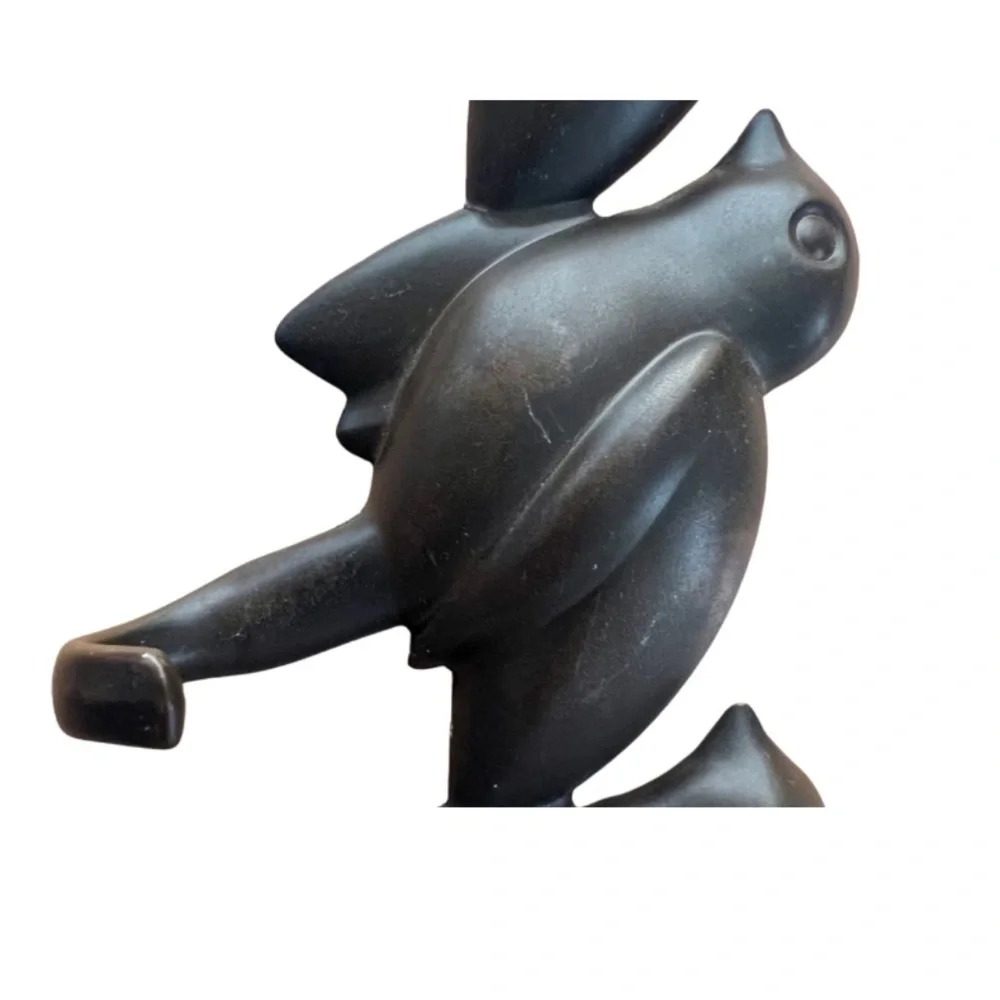 Stylish Dark Metal Quail Wall Hooks